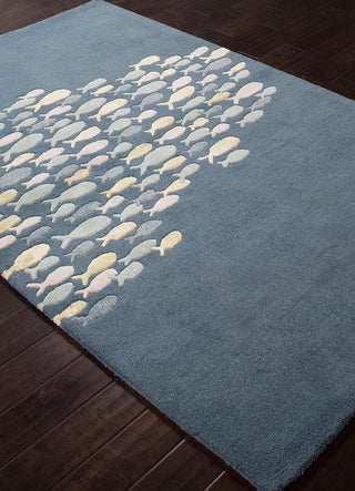 Hand Tufted Modern Design Wool Carpet for Living Room, Bedroom, Drawing Room and Hall  -Aegan blue