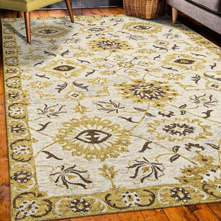 Sapphire Golden Blooms Premium Hand Tufted Carpet