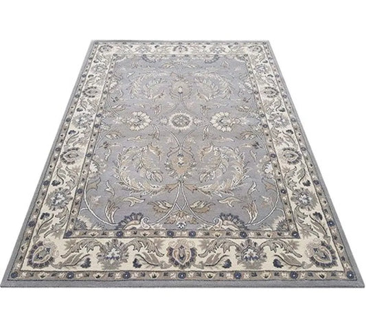 Classic Milky Grey Hand Tufted Carpet