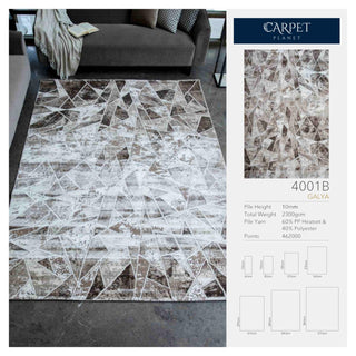 Galya Carpet Ivory Angle