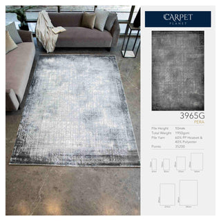 Pera Carpet Grey Border