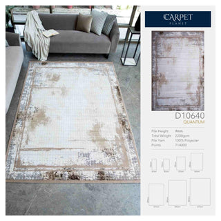 Quantum Carpet Beige Border