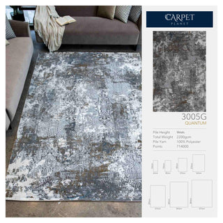 Quantum Carpet Grey White